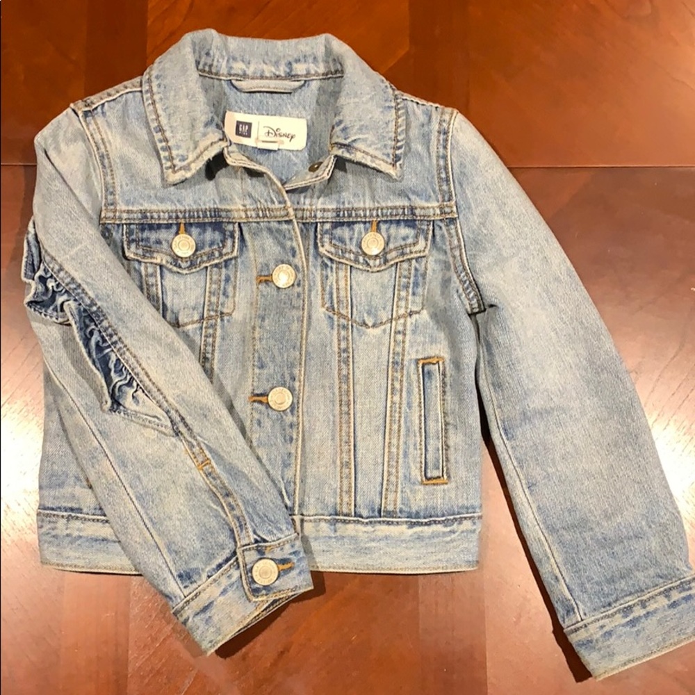 Thumper Ruffles Jean Jacket Girl size xs